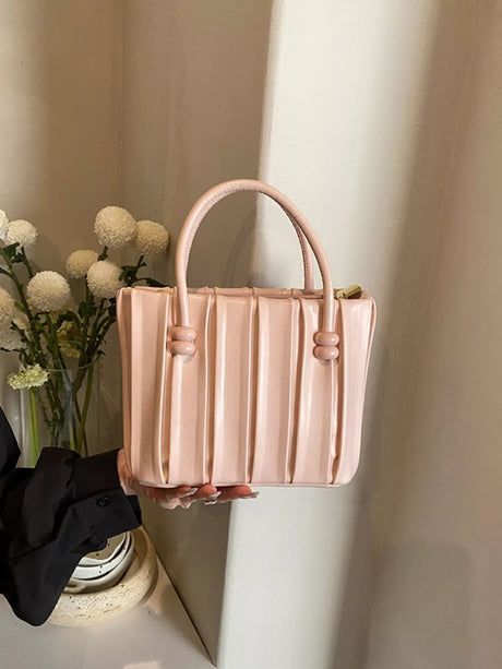 Structured Top-Handle Bag